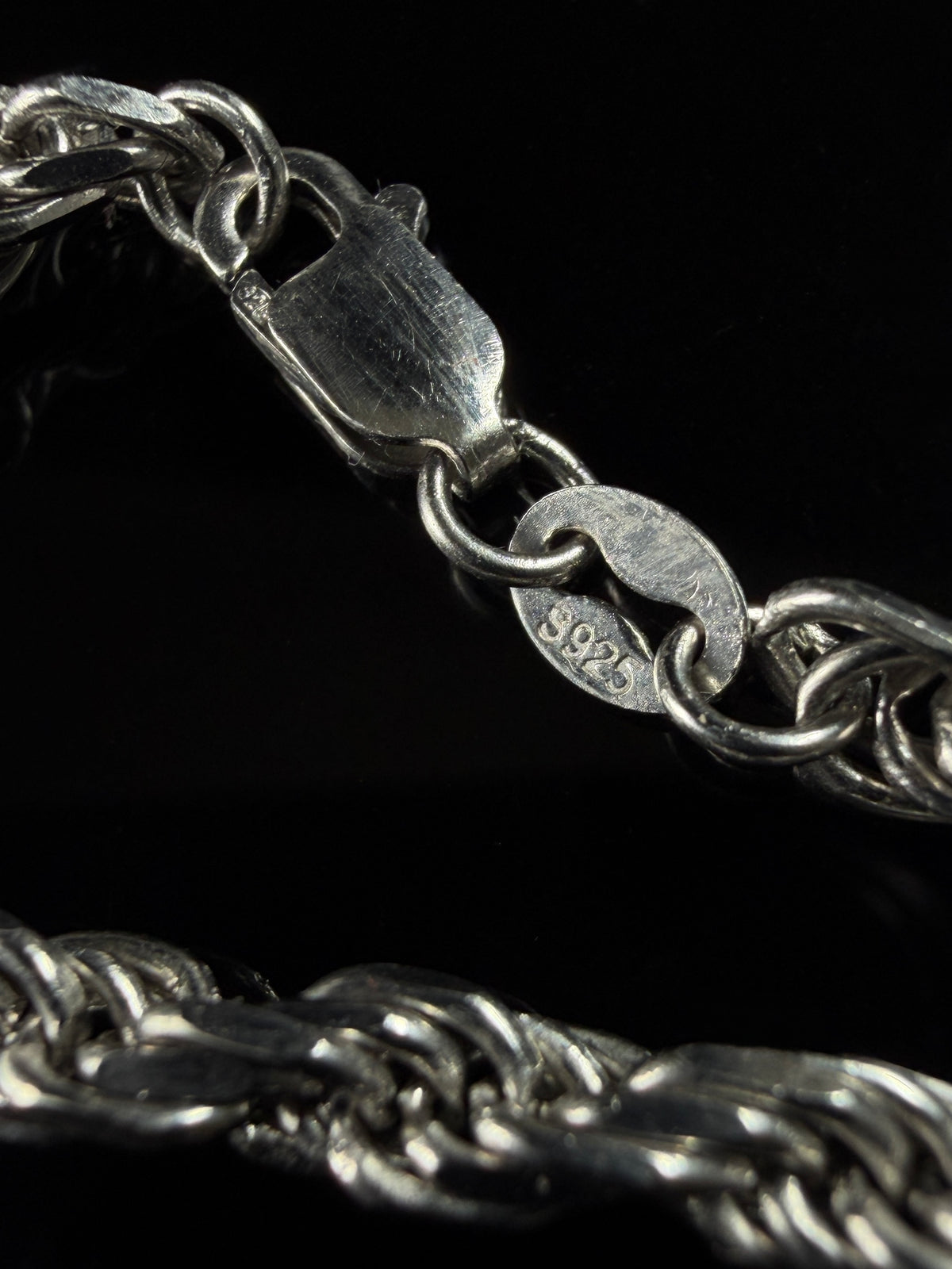 4MM 925.SILVER ROPE CHAIN – 22”