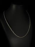 4MM 925.SILVER ROPE CHAIN – 22”