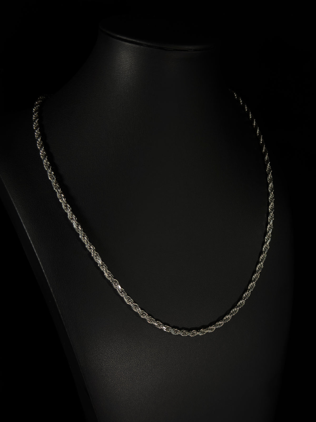 4MM 925.SILVER ROPE CHAIN – 22”