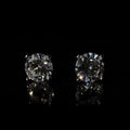 AUREX 2CTW ROUND MOISSANITE STUD EARRINGS